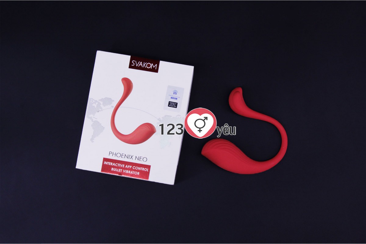 Trứng rung tình yêu Svakom Phoenix Neo điều khiển toàn cầu qua App 7