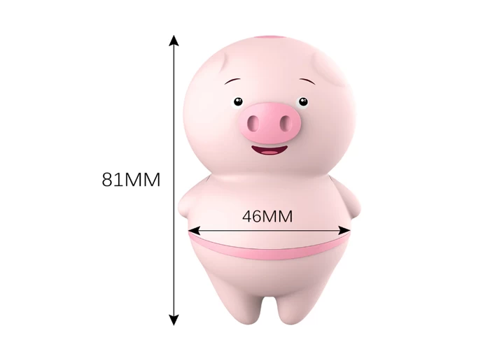 Máy liếm hạt le, đầu ti hình chú heo ngộ nghĩnh