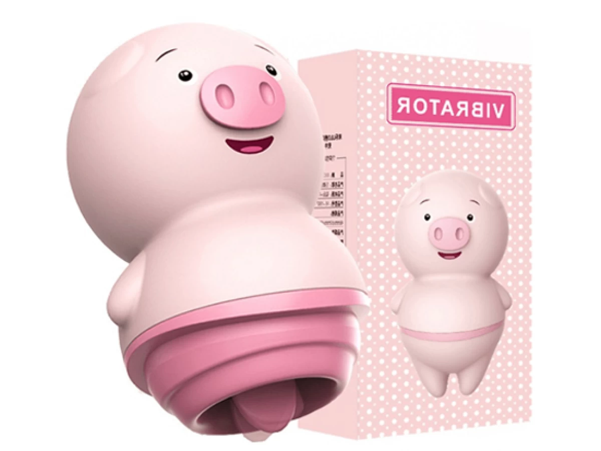 M&aacute;y liếm hạt le, đầu ti h&igrave;nh ch&uacute; heo ngộ nghĩnh