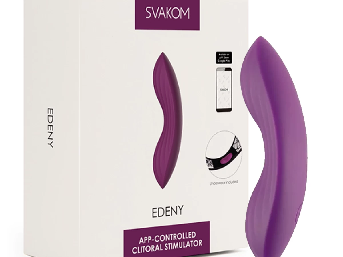 Lưỡi liếm &acirc;m đạo Svakom Edeny Echo Neo si&ecirc;u mềm điều khiển qua app, c&oacute; quần l&oacute;t