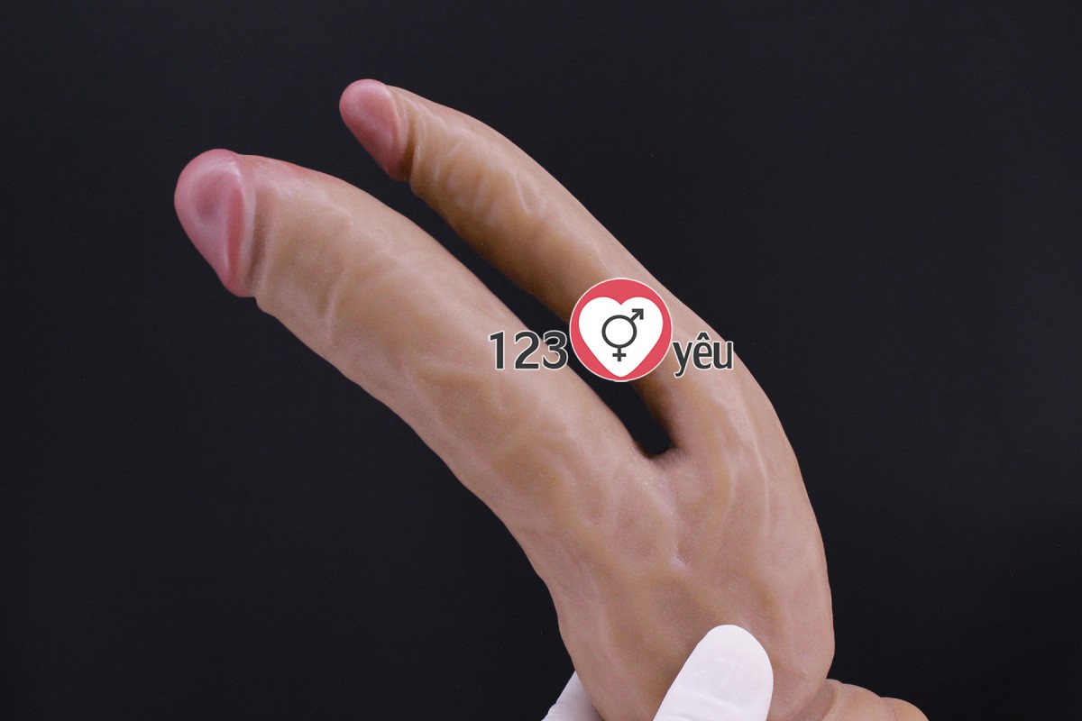 Dương vật giả có đế 2 đầu kích thích 3