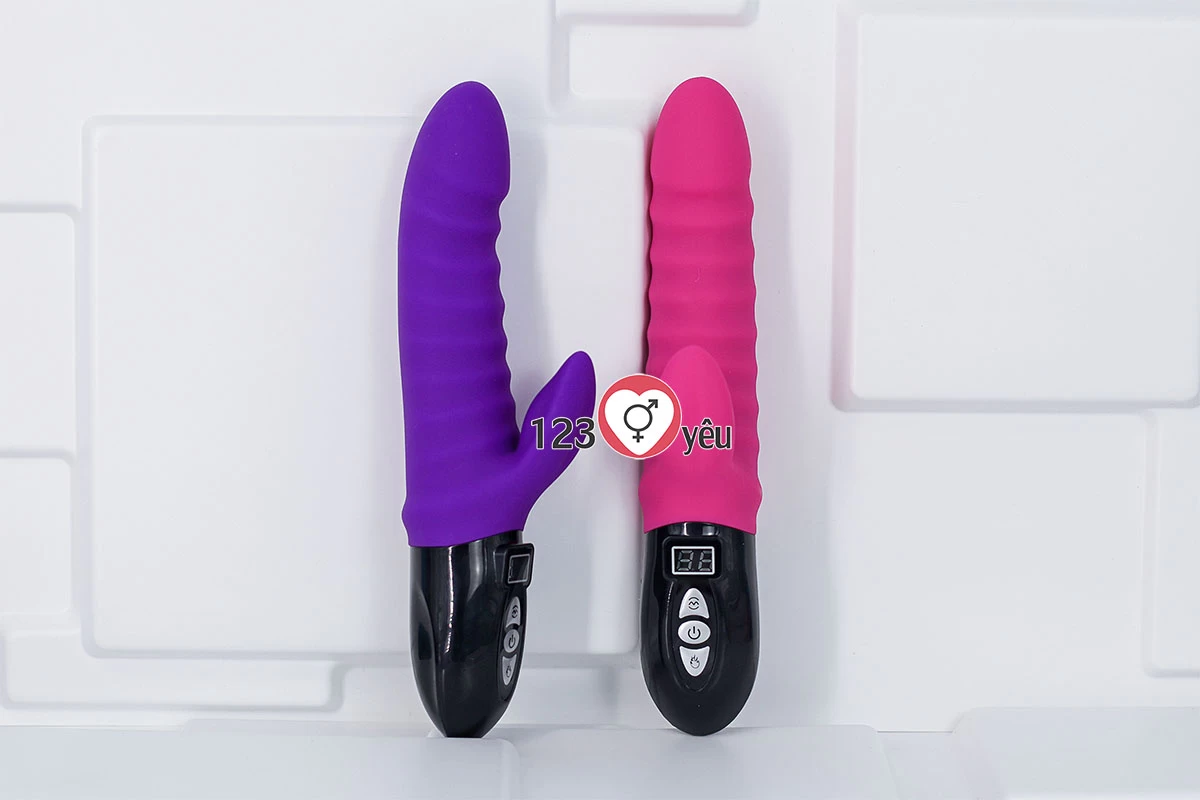 Dương vật giả đa năng Vibration HEATNC 12 chế độ, phát nhiệt pin sạc