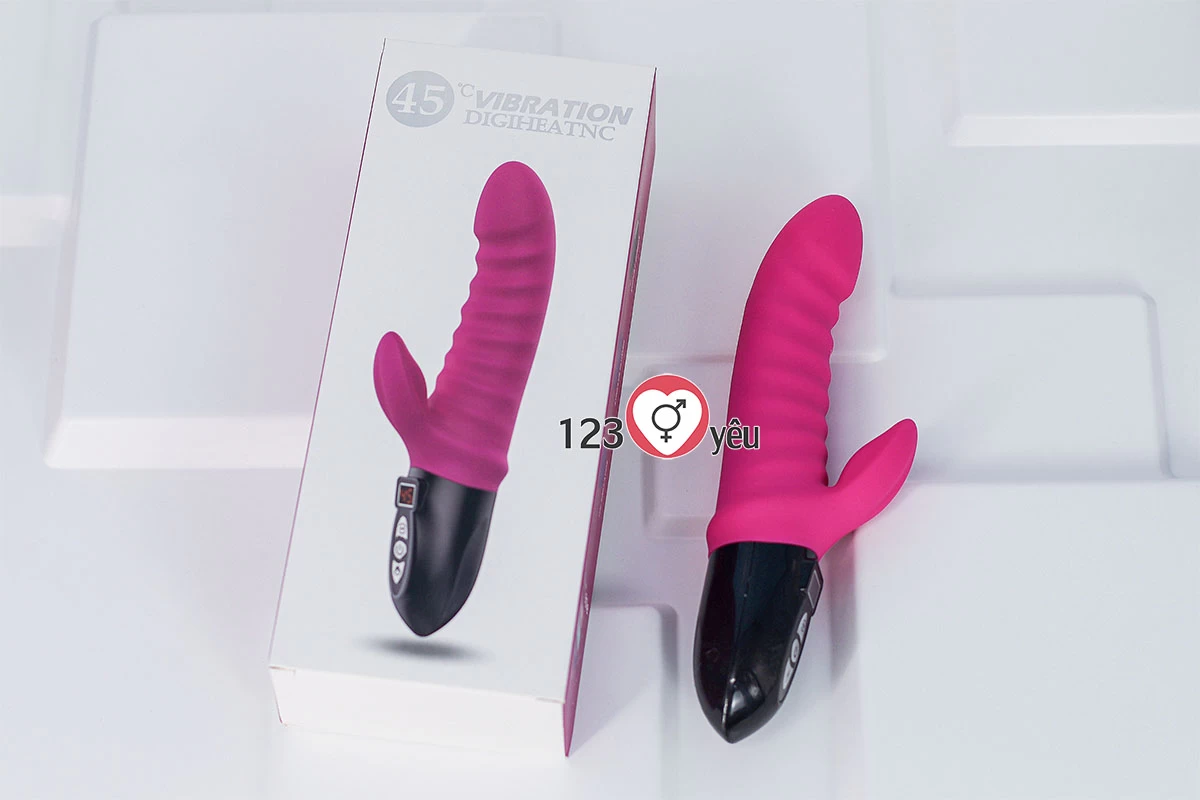 Dương vật giả đa năng Vibration HEATNC 12 chế độ, phát nhiệt pin sạc