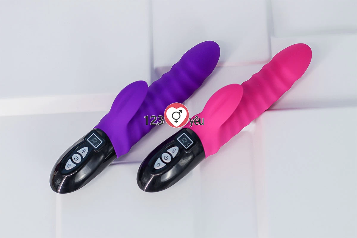 Dương vật giả đa năng Vibration HEATNC 12 chế độ, phát nhiệt pin sạc