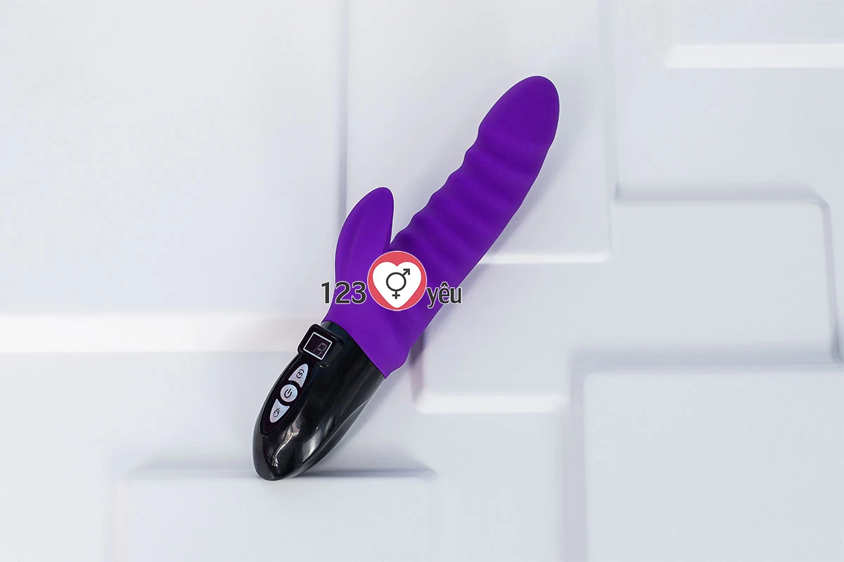 Dương vật giả đa năng Vibration HEATNC 12 chế độ, phát nhiệt pin sạc