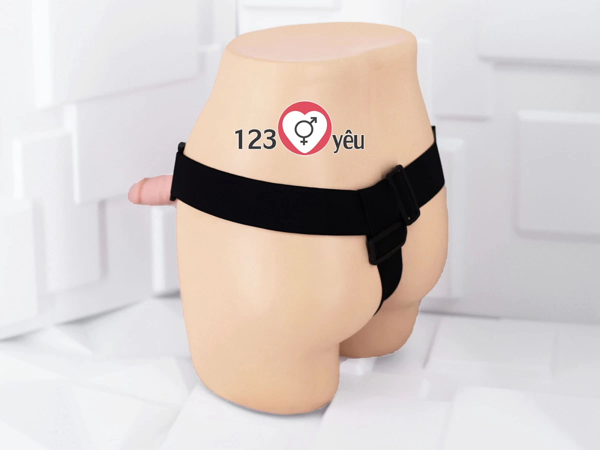 Dương vật giả có dây đeo 2 đầu Ultra Doube Head có rung