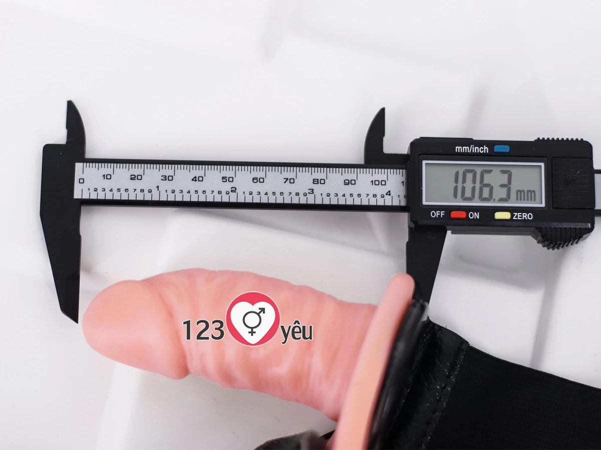 Dương vật giả có dây đeo 2 đầu Ultra Doube Head có rung