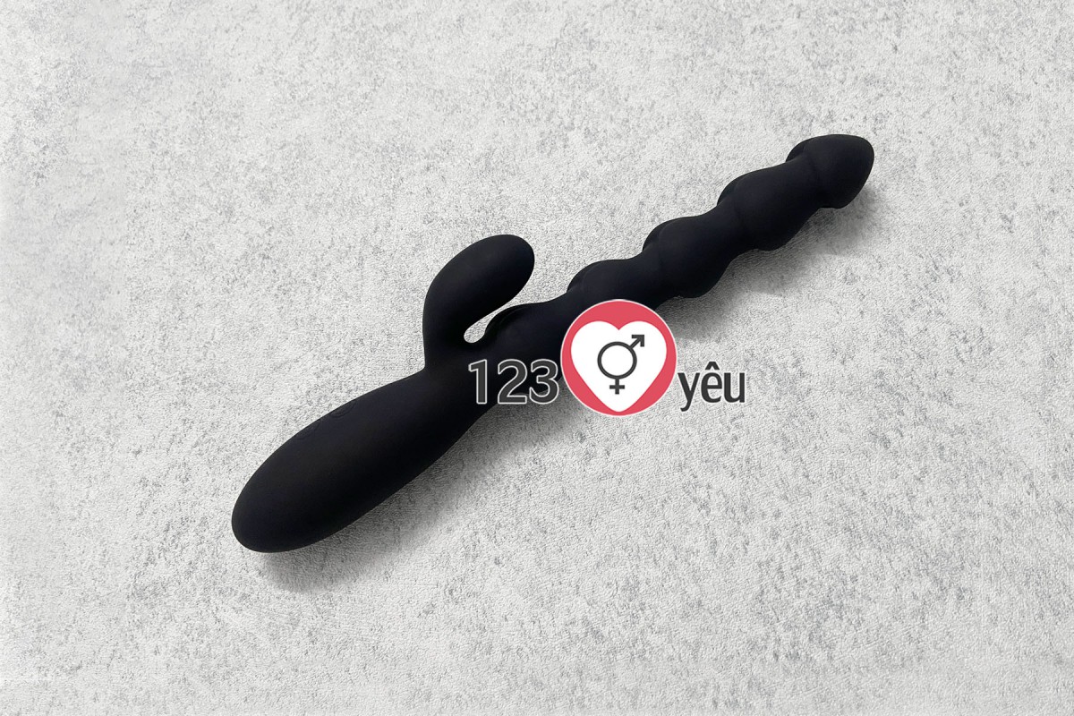 Máy rung mát xa hậu môn 2 nhánh pin sạc 1