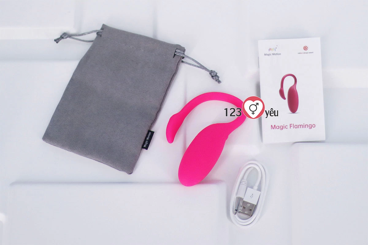 Trứng rung thiên nga Magic Motion Flamingo điều khiển Smartphone ➩ Hàng thật