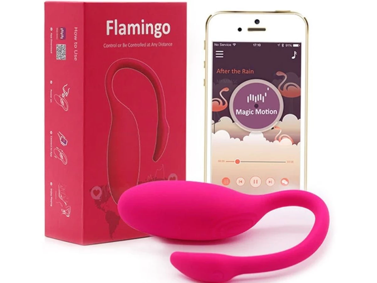 Trứng rung thi&ecirc;n nga Magic Motion Flamingo đi&ecirc;̀u khi&ecirc;̉n Smartphone ➩ H&agrave;ng thật