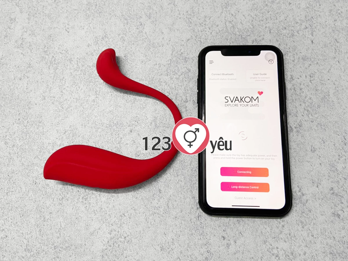 Mát xa tình yêu Svakom Phoenix Neo 2 điều khiển toàn cầu qua App