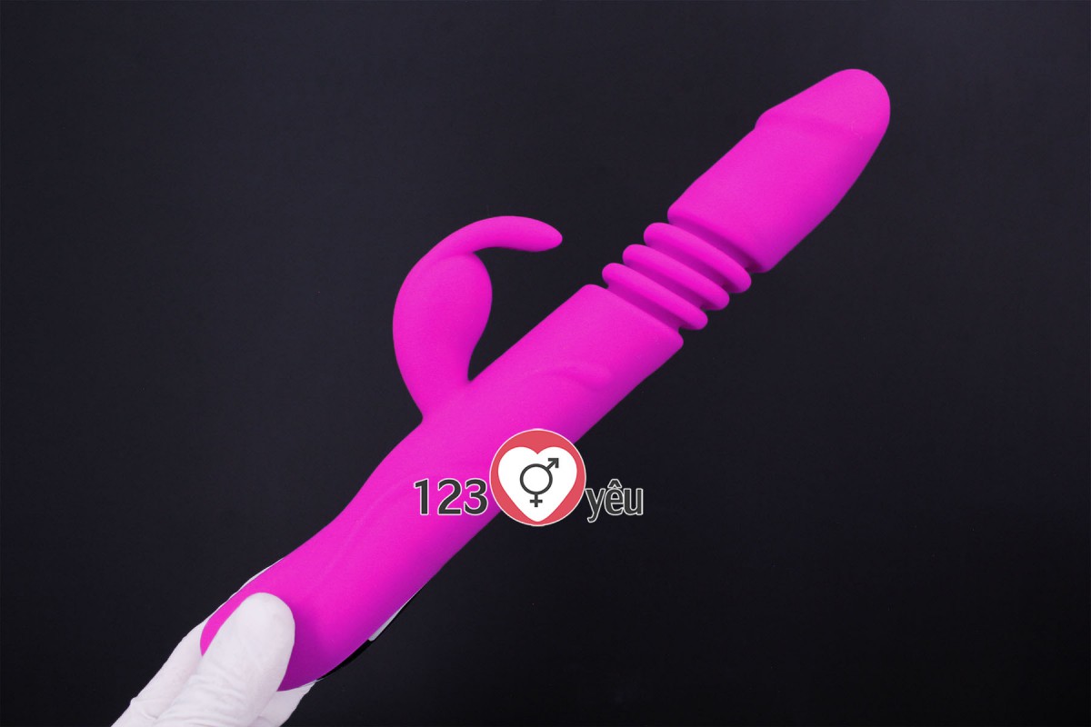 Dương vật giả cao cấp Prettylove Ward rung ngoáy pin sạc 5