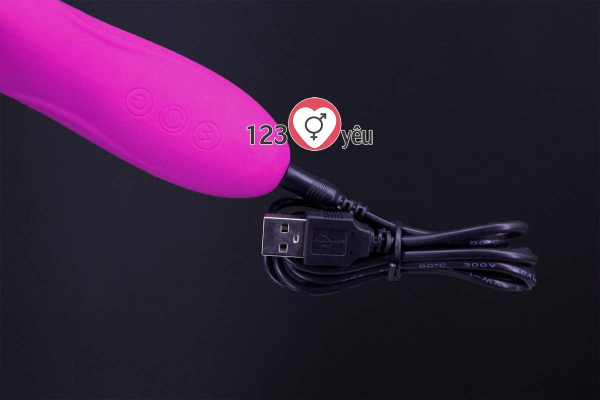 Dương vật giả cao cấp Prettylove Ward rung ngoáy pin sạc 10