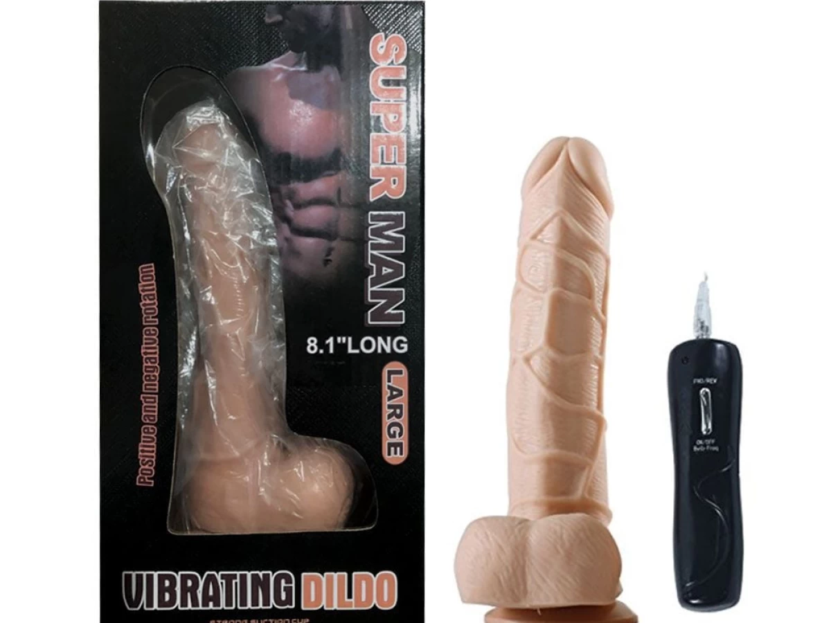 Dương vật giả c&oacute; đế Shequ 6,9 inch rung ngo&aacute;y nhỏ gọn