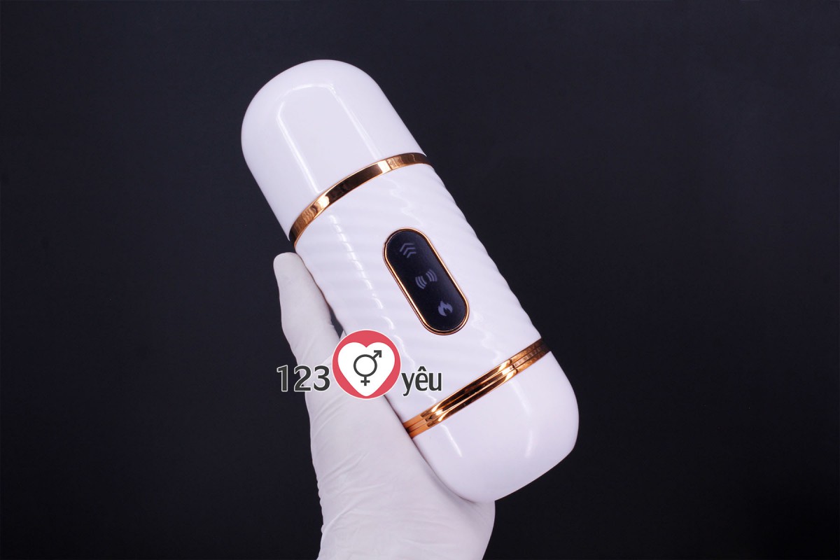 Dương vật giả có đế Cyclone Fire rung thụt, phát nhiệt điều khiển từ xa 2
