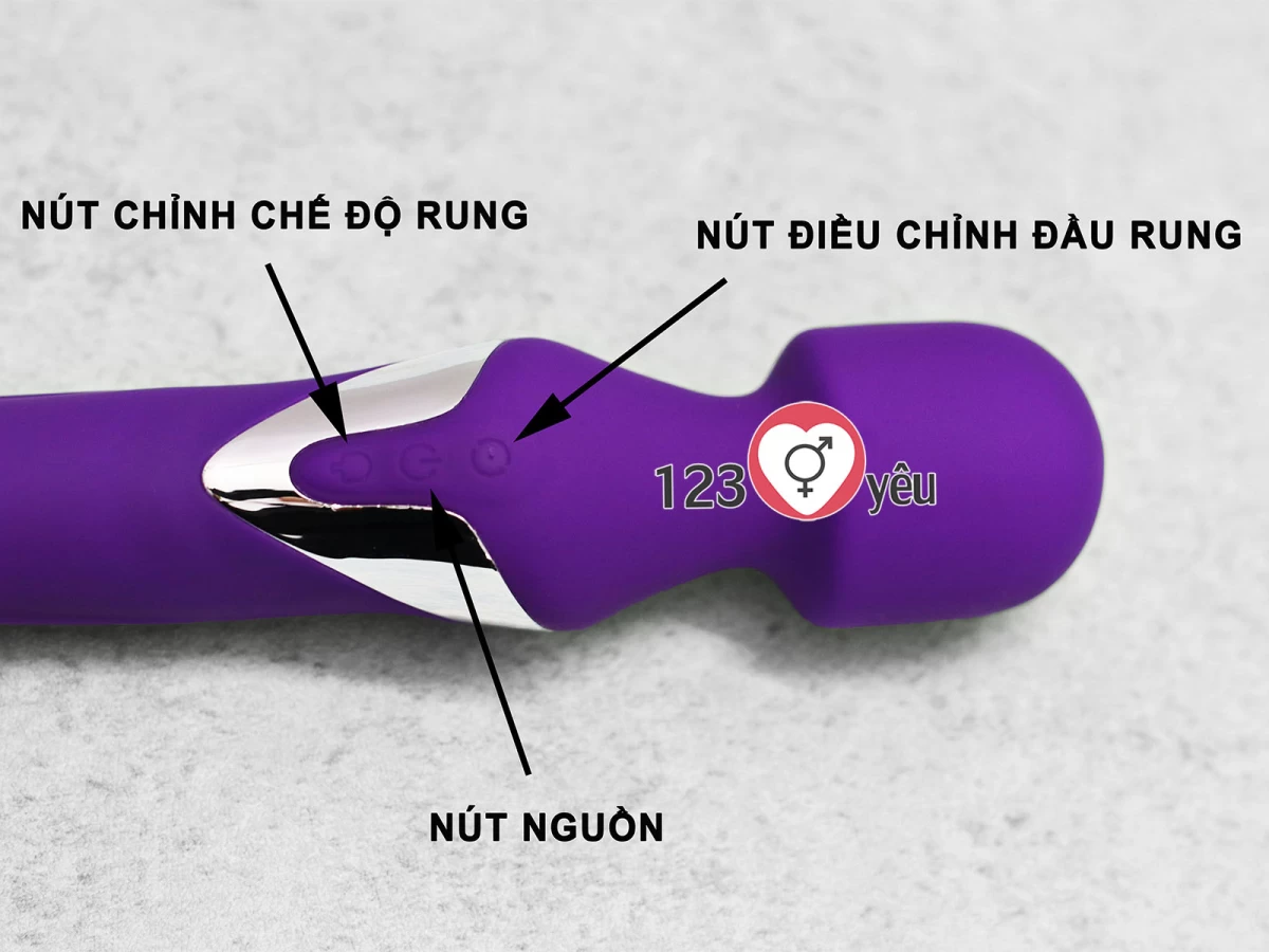 Máy mát xa điểm G Aphojoy 2 đầu có bi xoay pin sạc