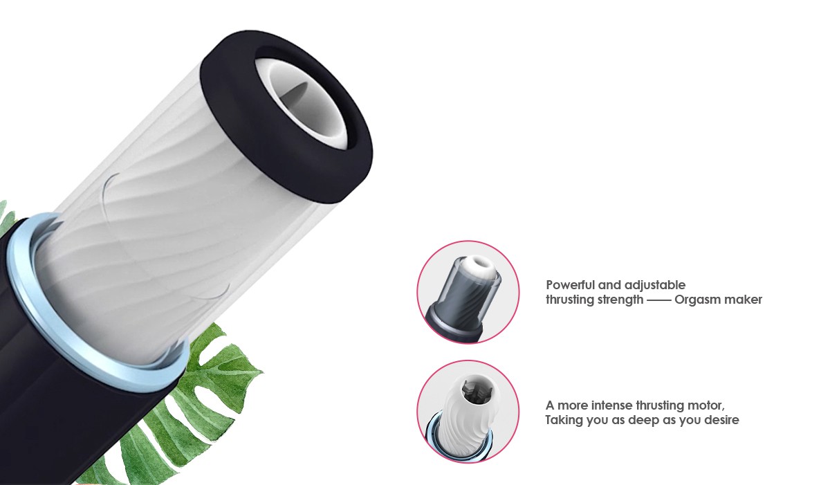 Âm đạo giả tự động thủ dâm Svakom Alex 7 tần số bú mút và rên 8