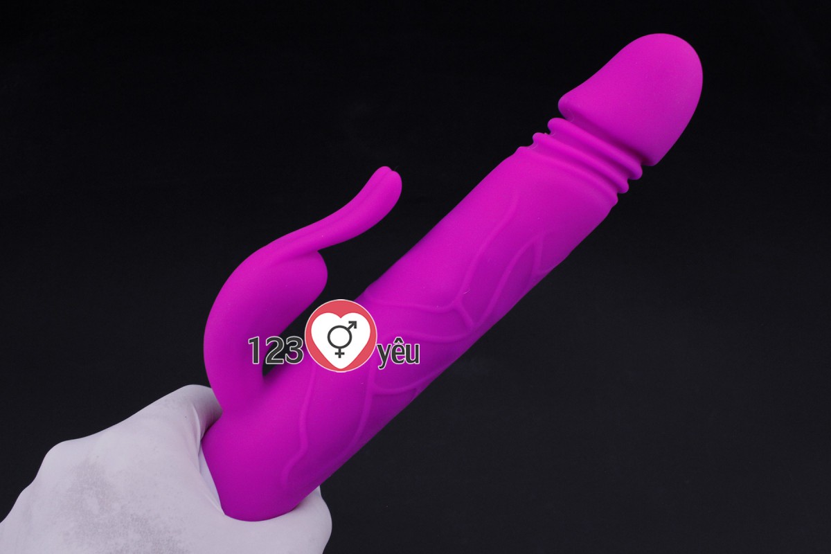 Dương vật giả đa năng Prettylove Adrian rung, thụt 4