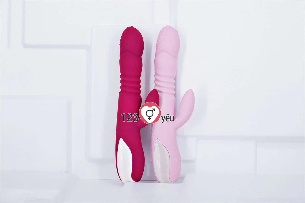 Dương vật giả đa năng rung, thụt, phát nhiệt Charlot