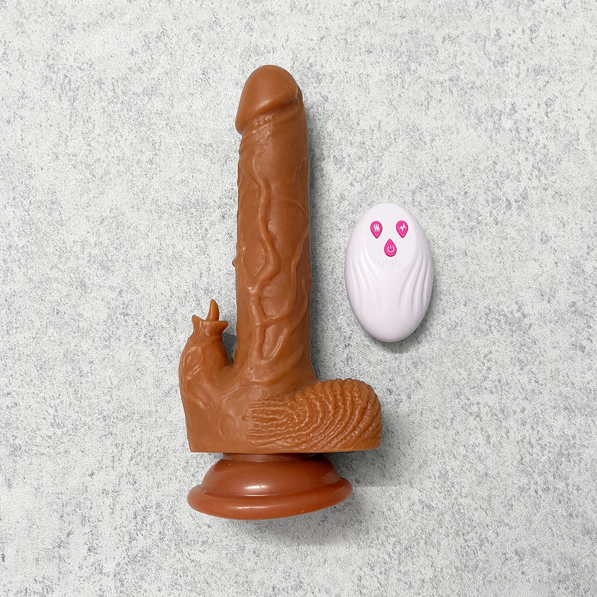 Dương vật giả 2 đầu rung ngo&aacute;y điều khiển từ xa