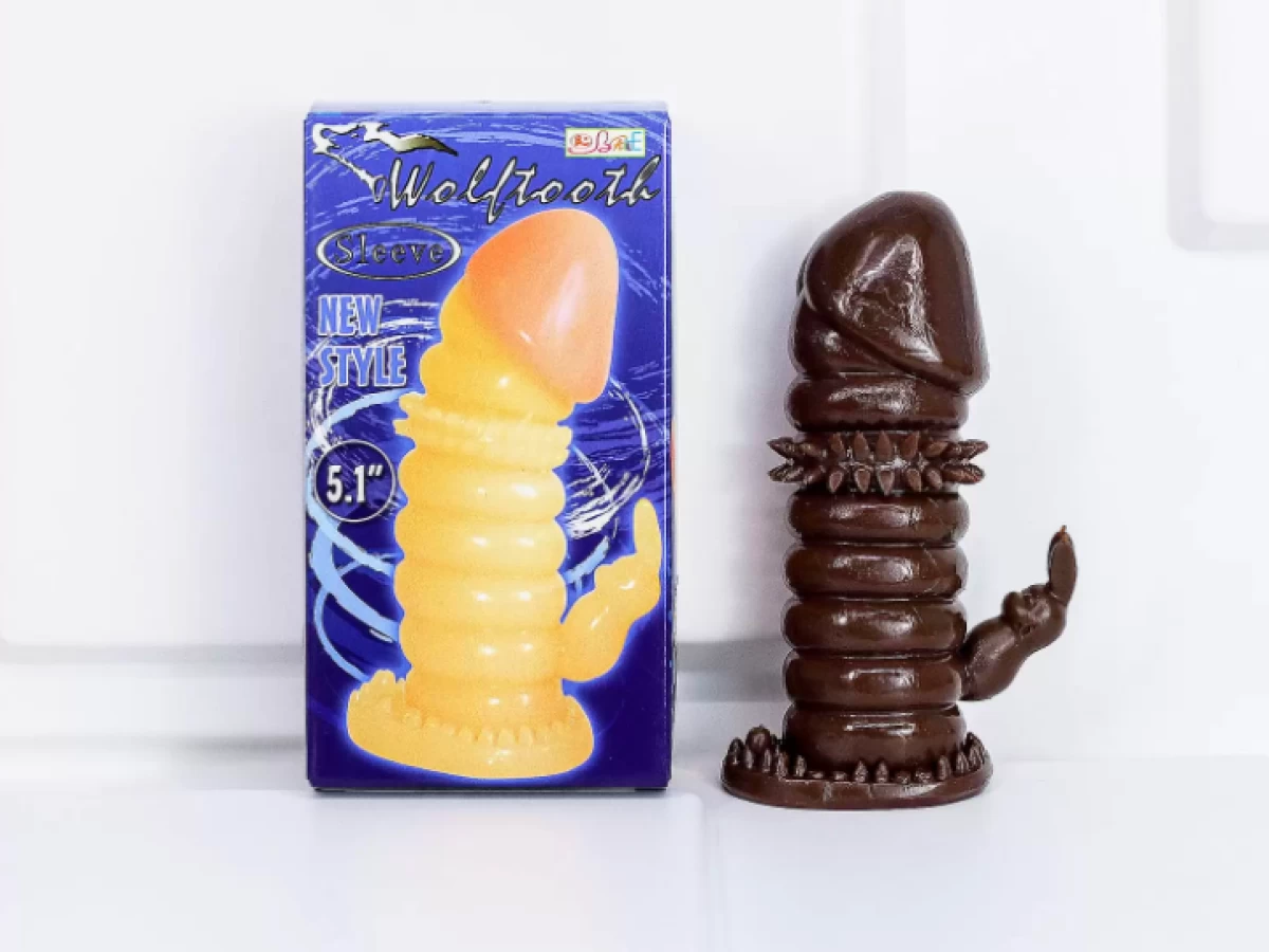Sex toy bao cao su đ&ocirc;n d&ecirc;n si&ecirc;u mềm gai c&oacute; nh&aacute;nh