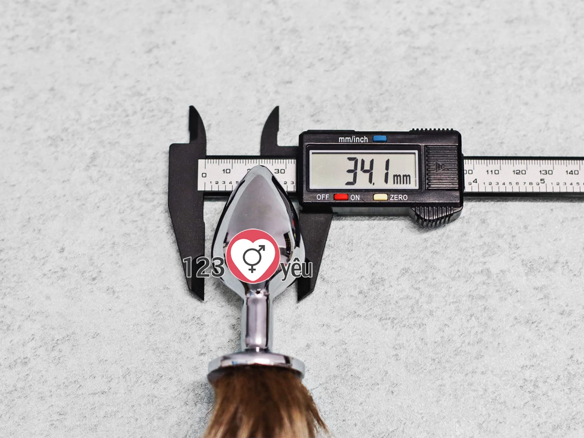 Dụng cụ kích thích hậu môn hợp kim đuôi chồn