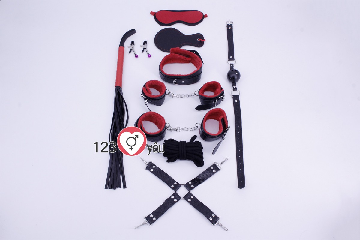 Bộ dụng cụ bạo dâm bộ 10 món 1