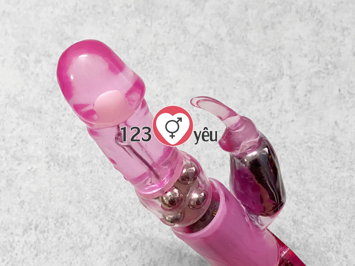 Dương vật giả có nhánh đa năng Lovely 16 chế độ pin sạc