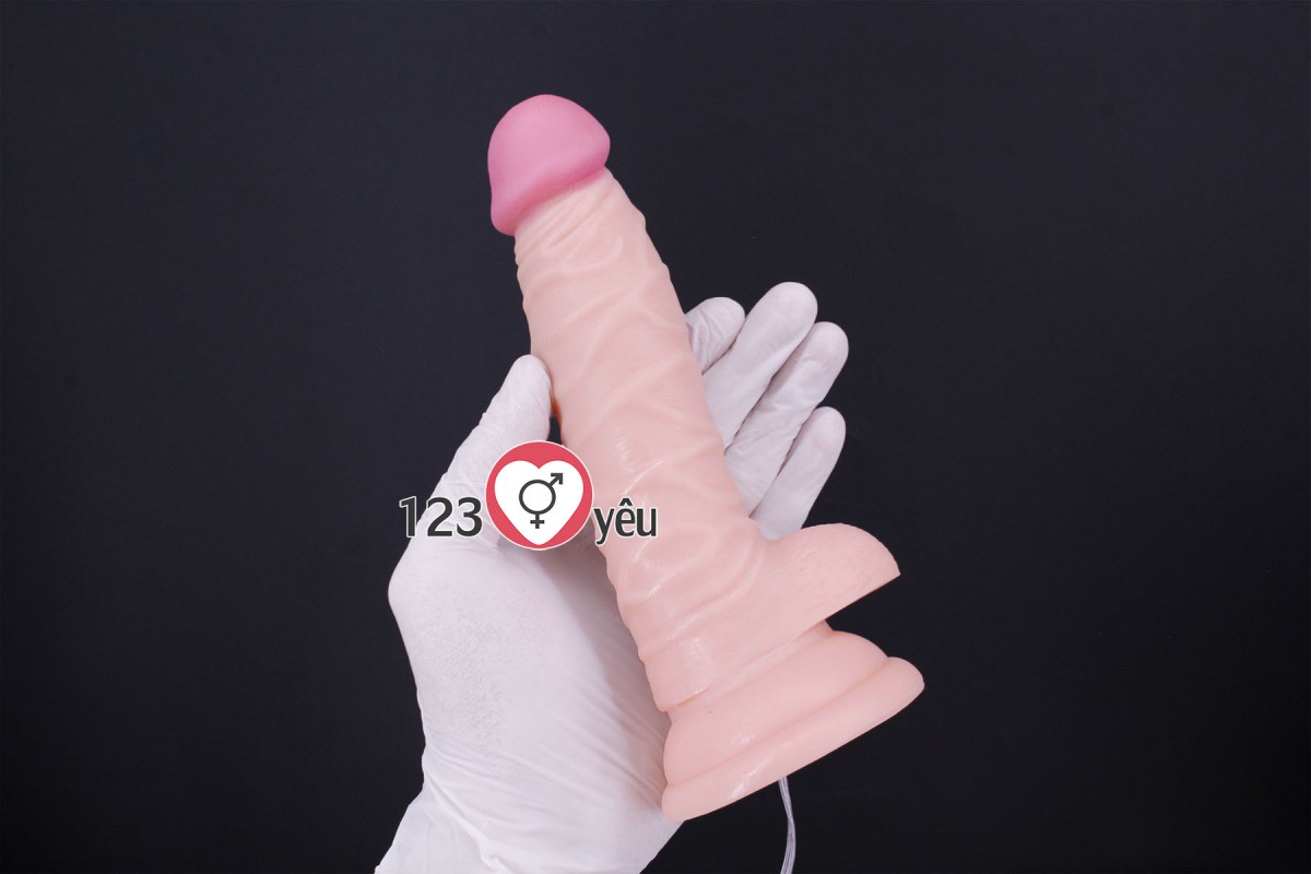 Dương vật giả có đế Lovetoy 7.5inch có rung 12