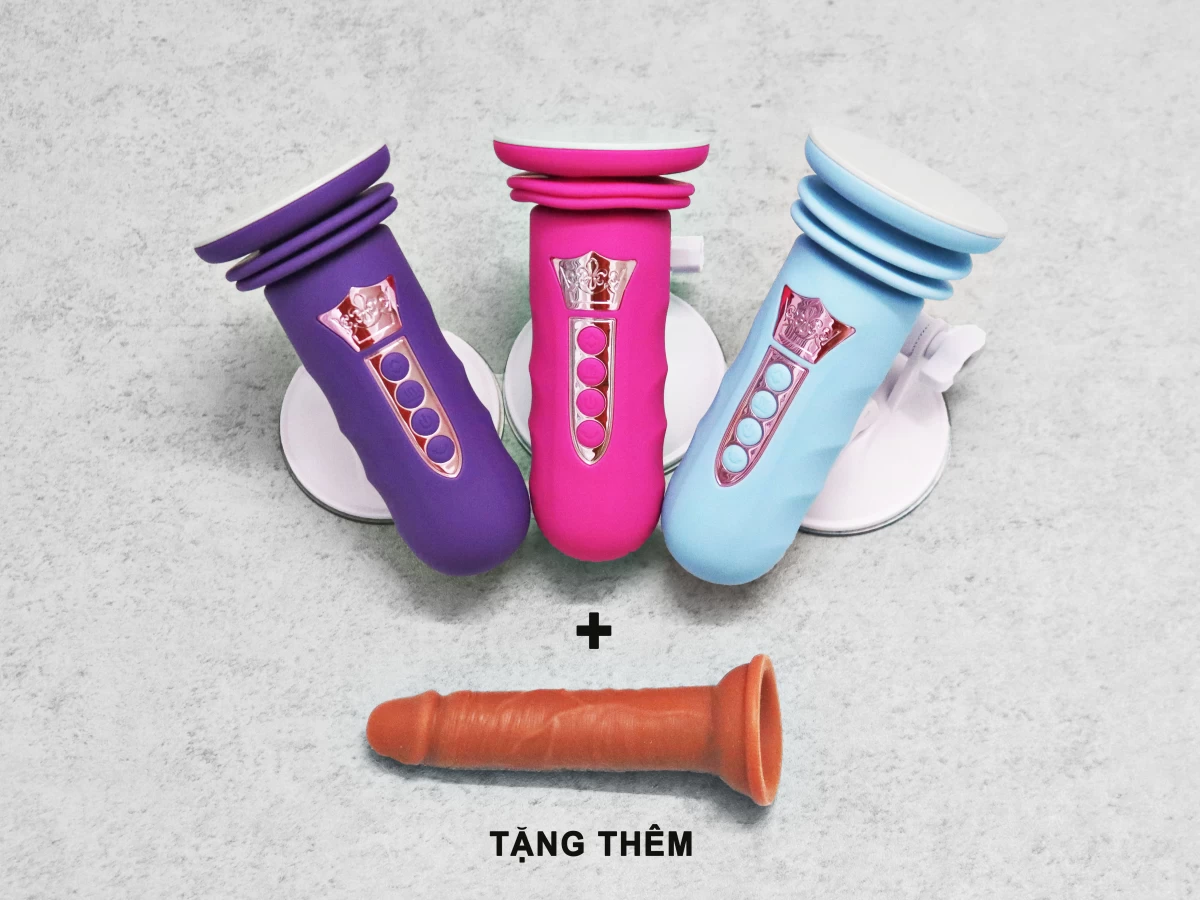 Đế gắn dương vật c&oacute; đế rung thụt pin sạc (kh&ocirc;ng bao gồm dương vật giả)