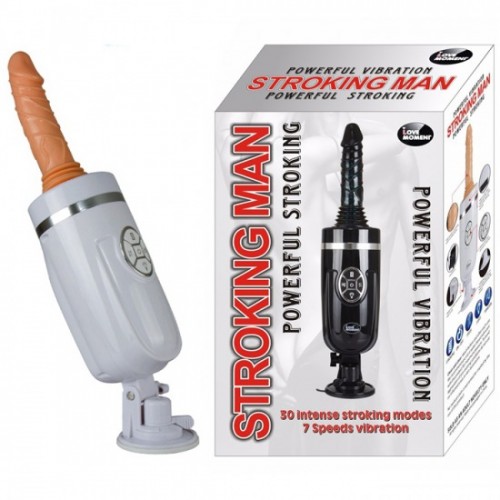 Dương vật giả tự động có đế cao cấp StroKing Man