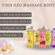 Tinh Dầu Massage body trơn tay hương hoa hồng Tinh Dầu Massage body trơn tay hương hoa hồng