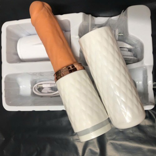 Dương vật giả có đế rung thụt, phát nhiệt điều khiển từ xa Dương vật giả có đế rung thụt, phát nhiệt điều khiển từ xa