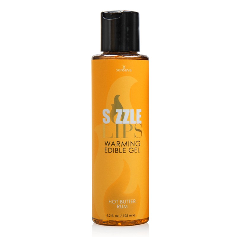 Gel masage toàn thân làm nóng cơ thể nếm được Sensuva Sizzle Lips 8