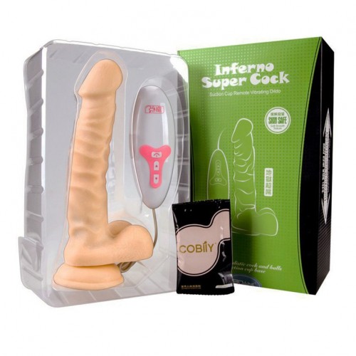 Dương vật giả có đế Inferno Supper Cock 200