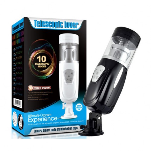 Sex toy âm đạo giả Telescopic 10 chế độ xoay Sex toy âm đạo giả Telescopic 10 chế độ xoay